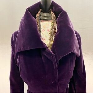 PURPLE POSH COAT